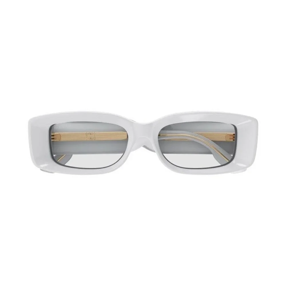 NWT Gucci GG1528S-005 White Oval 53mm Sunglasses
